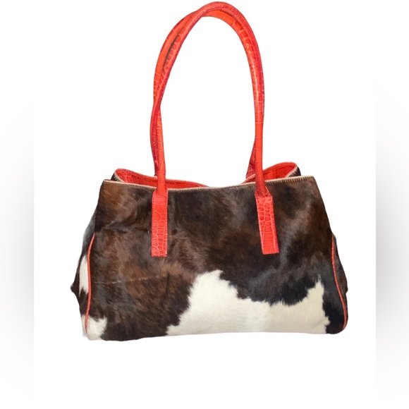 Maurizio Taiuti Handbags - Maurizio Taiuti Leather Cowhide Shoulder Bag